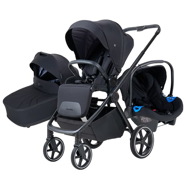 Cochecito BEVERLY v3 con Accesorios Negro