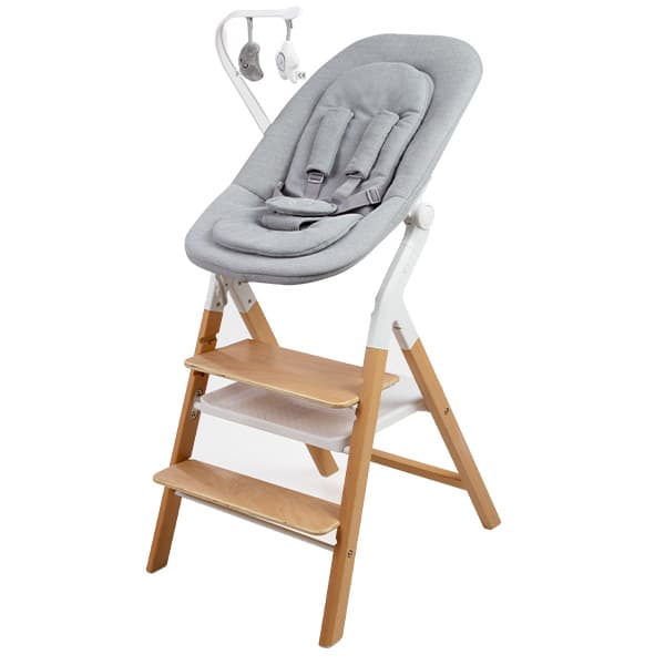 Silla de Comer 4 en 1 Malta Ceniza