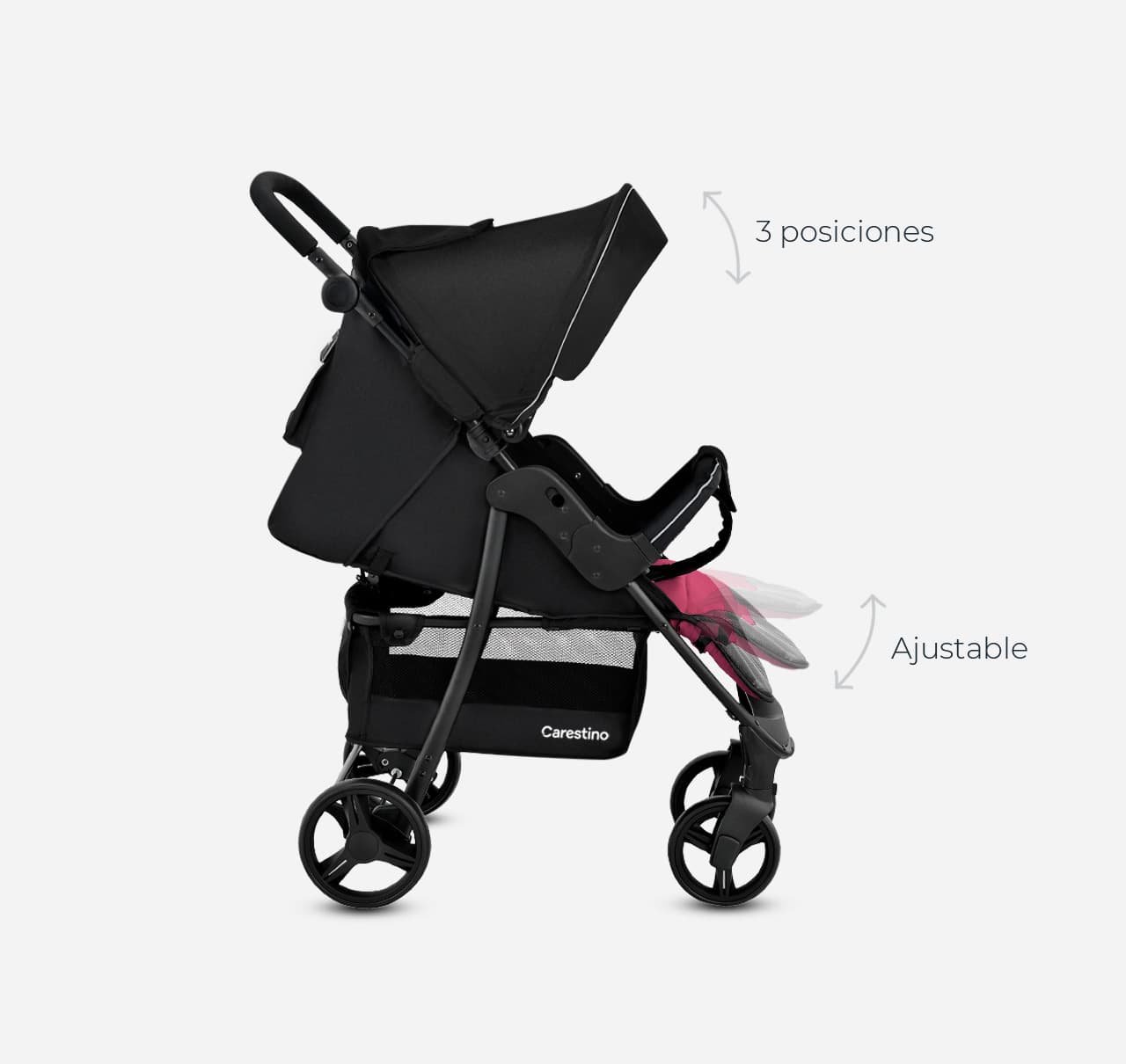 Capota móvil y respaldo reclinado total product image